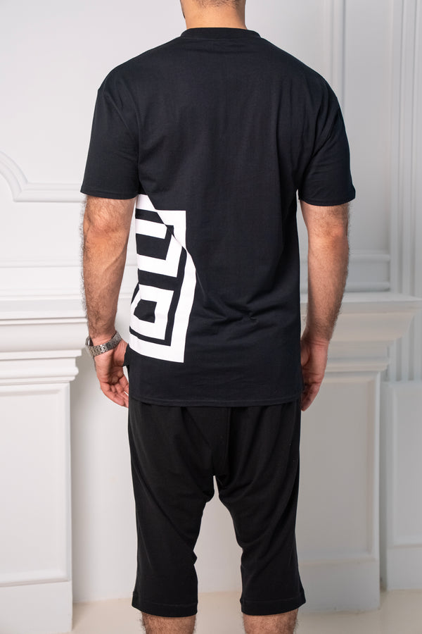 Tshirt manche courte asymetrique